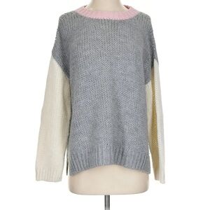 Xirena Apres Ski Alpaca oversized boxy color block sweater XS